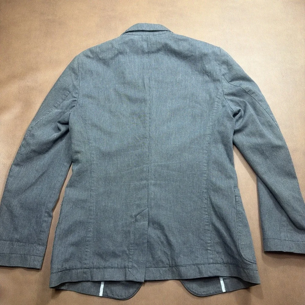 HUGO BOSS Unconstructed Sport Coat Blazer Mens 38R Gray Non Lined Wedding Formal